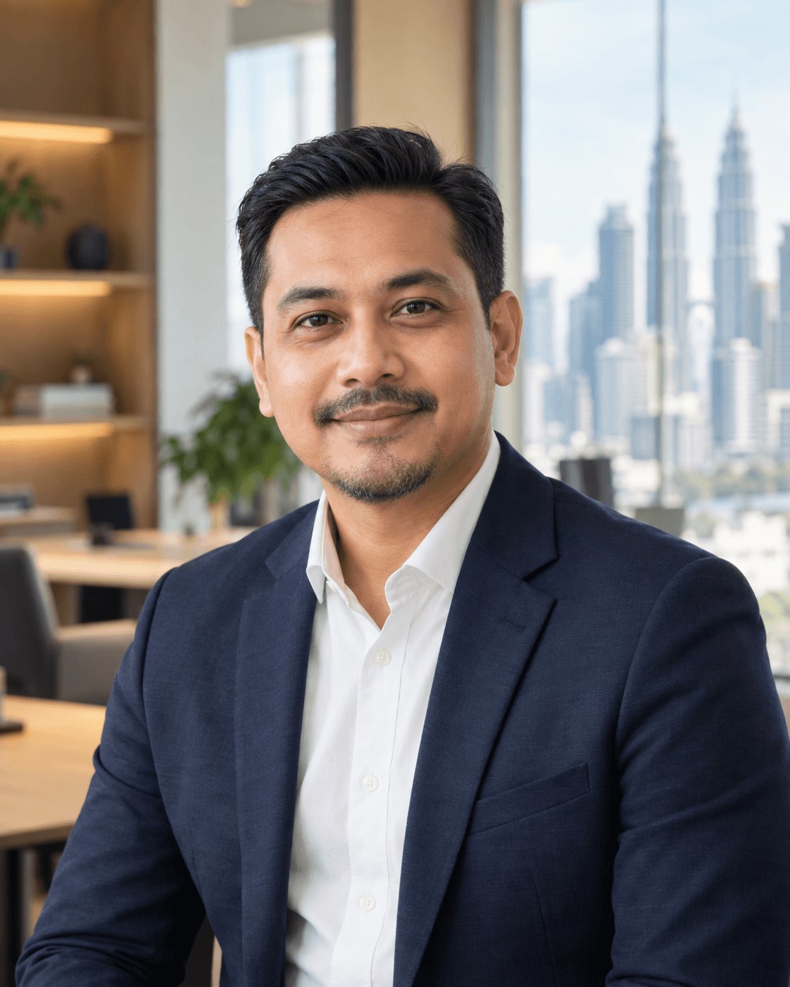 Portrait of Haziq Rahman, Managing Partner