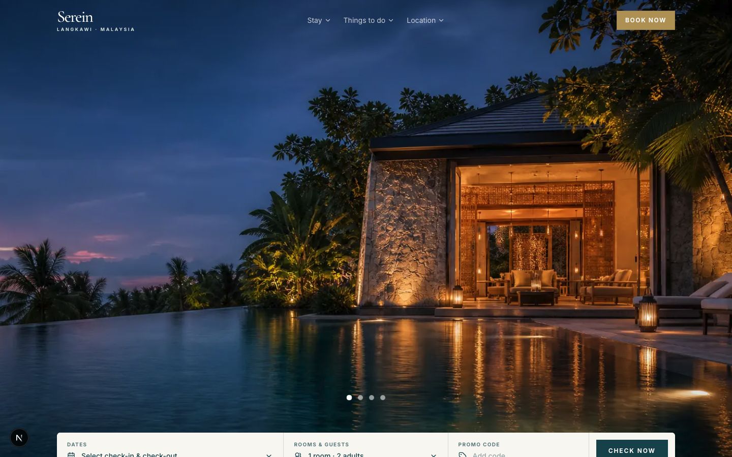 Serein Langkawi homepage